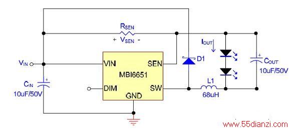 MBI6651ɵLED·