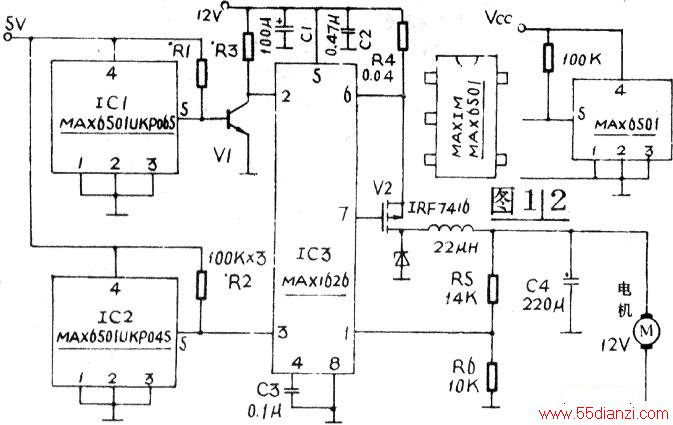 MAX6501MAX1626ɵĶٷȿƵ·