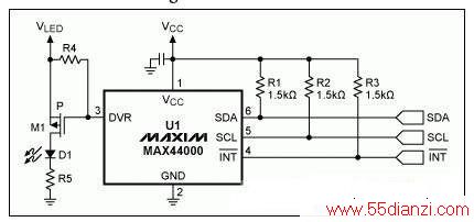 ͼ2. LED򵥷ʽ