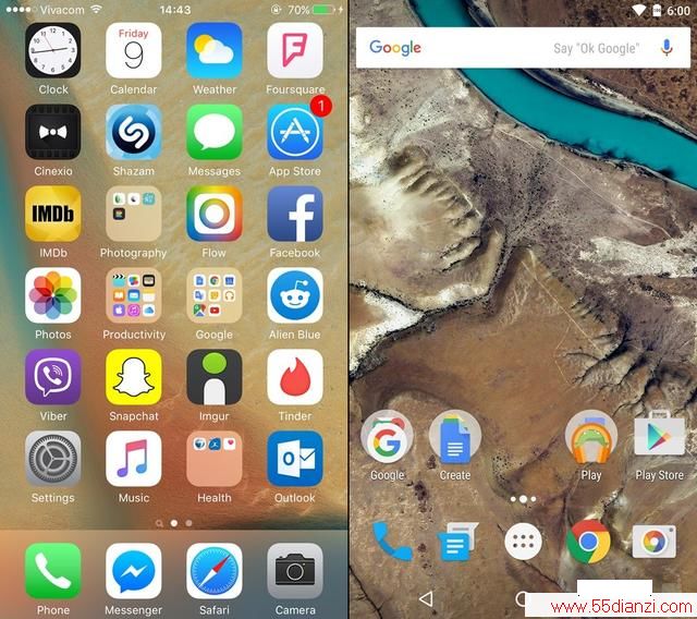iOS 9Android 6.0 ĸ