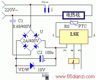 电热毯恒温器
