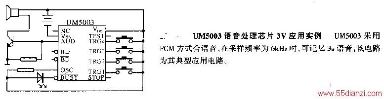 UM5003оƬ3VӦʵ