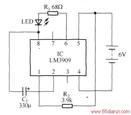 LM3909ɵ6VԴ·