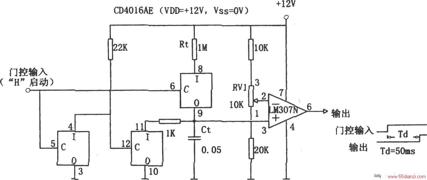 ߾ӳٶʱ(CD4016AELM307N)