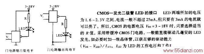 CMOS-LEDĽӿڵ·