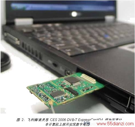 /˼ CES 2006 DVB-T ExpressCard/34 ģڱʼǱʾʵֵӽա
