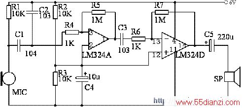 LM324߻ͲӦõ·