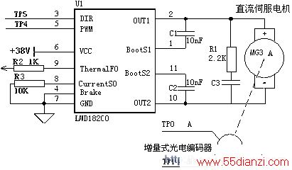 ͼ5 LMD18200綯ʵӦõ·