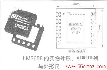 LM3658ʵΡγߴͼ