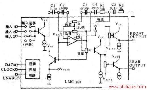 LMC1993ɿڵ·ṹͼ͵Ӧõ·