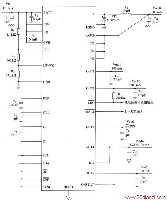 MAX886ɵĽ﮵ػ56ӵعӦõ·
