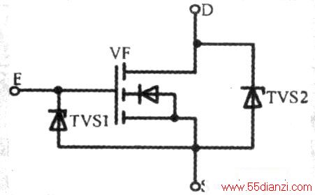 改进型的场效应晶体管TVS保护电路