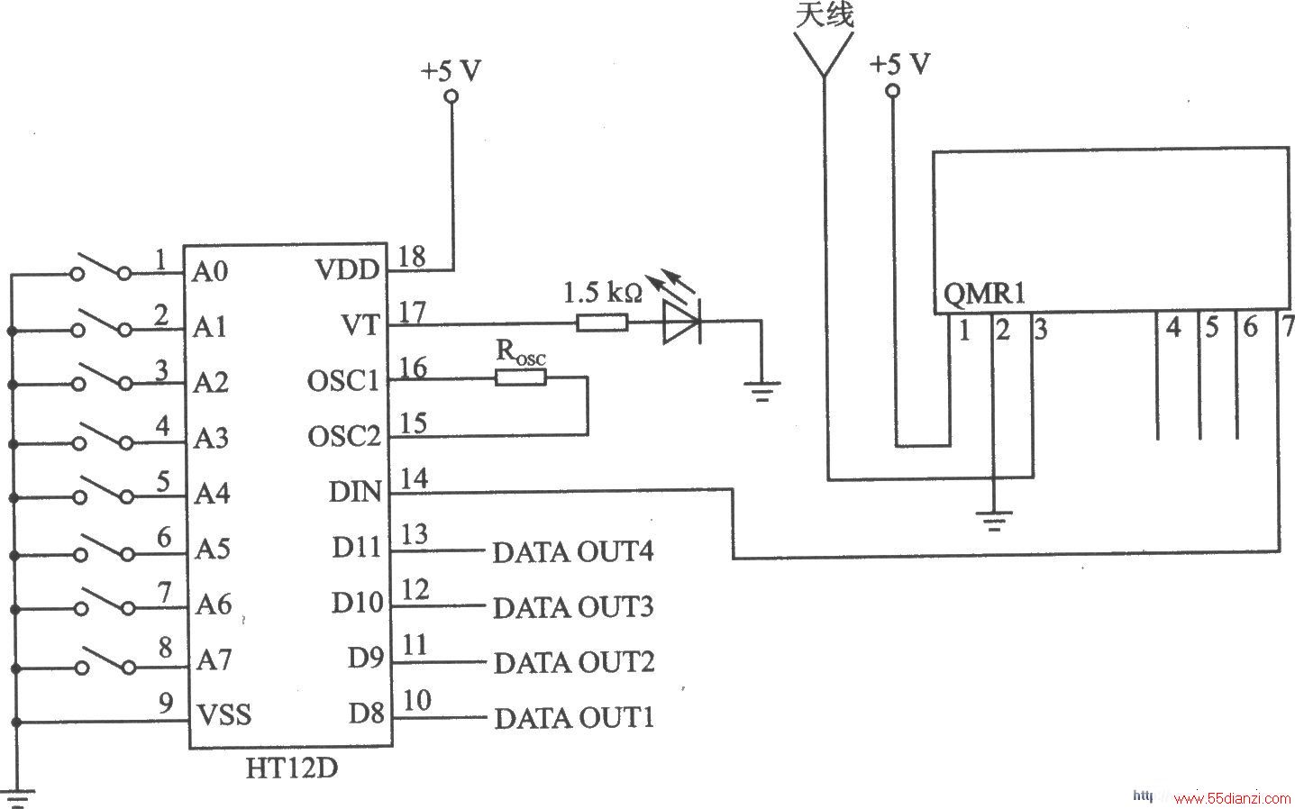QMRl/QMR2 AM/FM 868/433.92 MHzģ