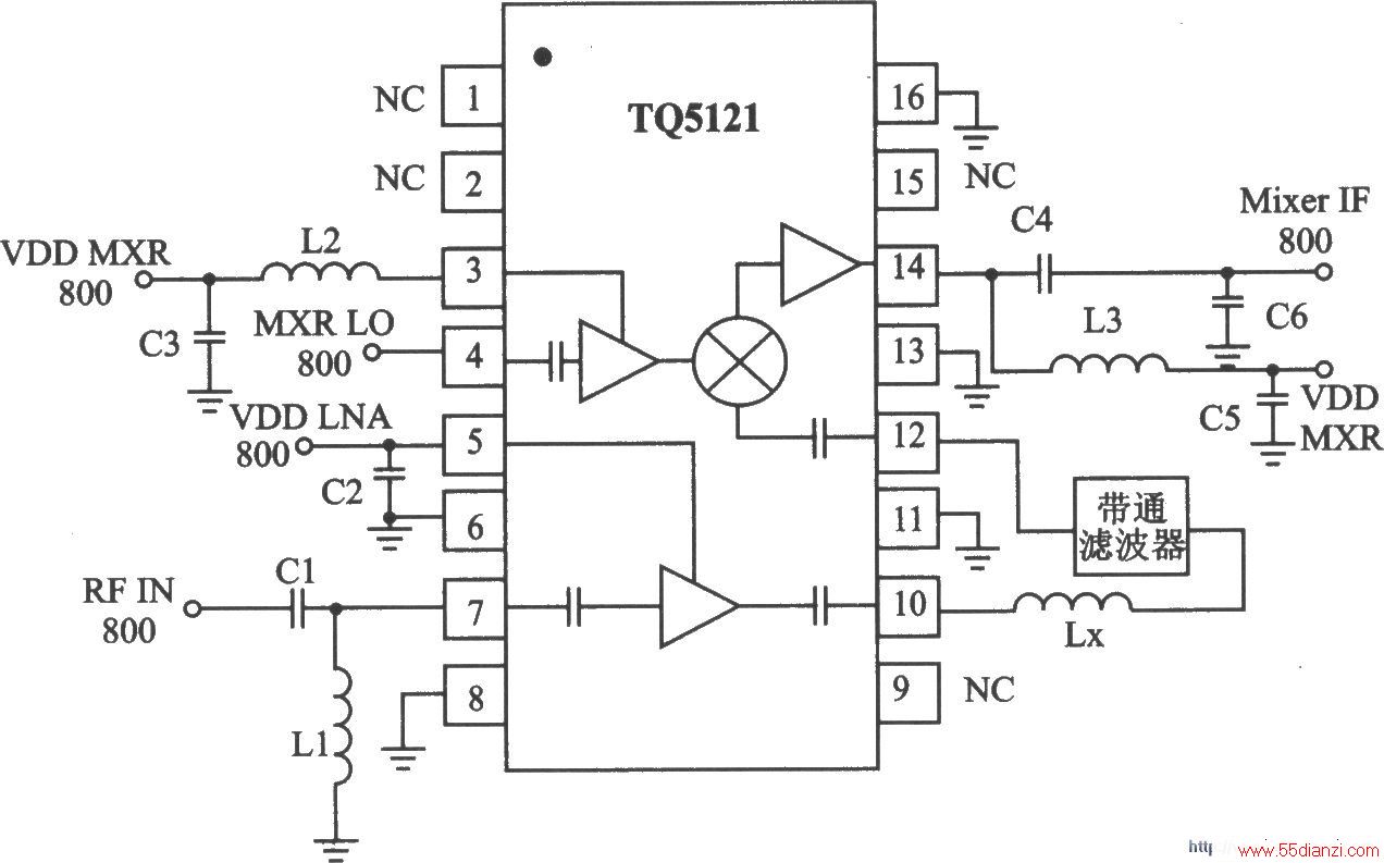 TQ5121 TDMA/AMPS 894869 MHz