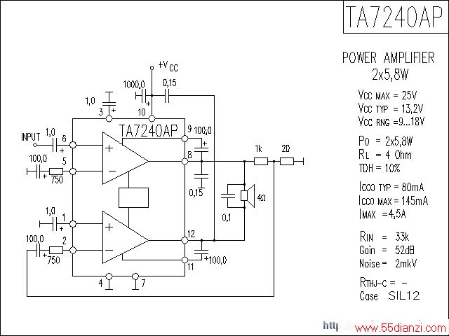 TA7240APŵ·