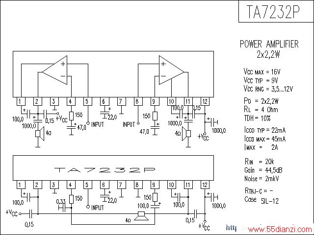 TA7232Pŵ·