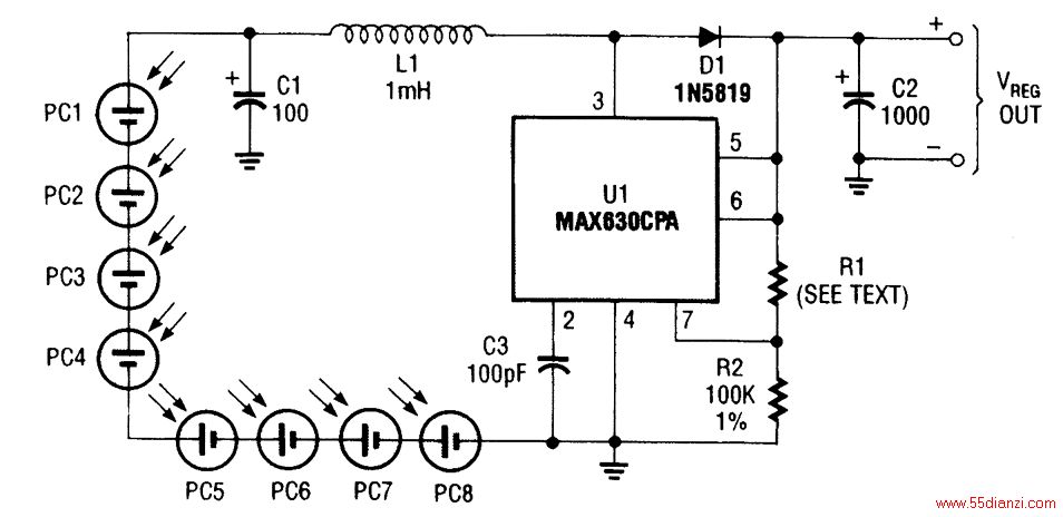 õ·ṩ4.87.2VѹΪ15mAΪ3V R1Ϊ453kΪ7.2V274kʱΪ4.8VѹЧΪ70ҡʱӦѡʵ̫ܵء