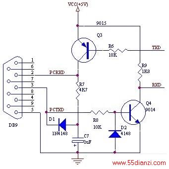 ɵRS232ӿڵ·ͼ