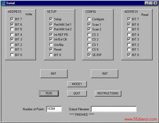 Figure 3. Screens for control.